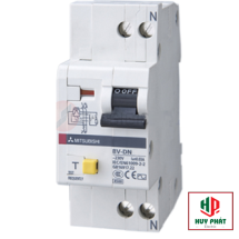 MCB Cầu dao chống giật BV-DN 1PN 6A  4.5kA Mitsubishi