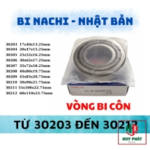 Vòng bi côn hệ mét Nachi 30203-30212